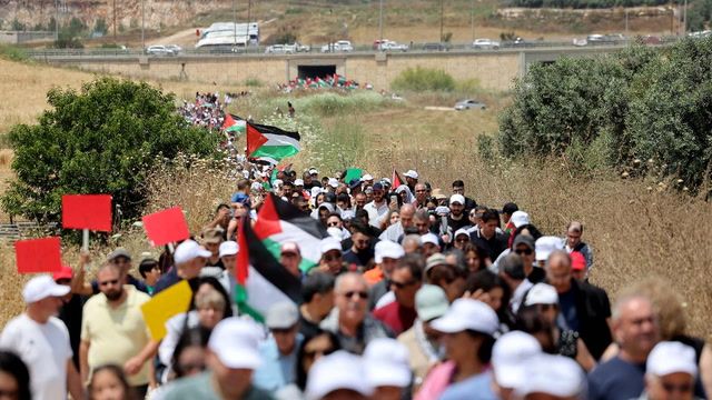 Palestinians mark Nakba Day, drawing parallels to war in Gaza