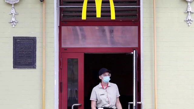 McDonalds reopens in Ukraine