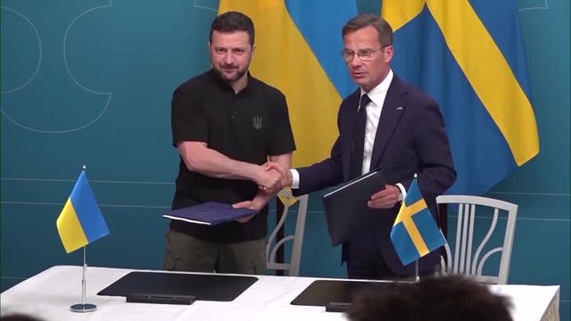 Ukraine concludes security deals with Sweden, Norway
