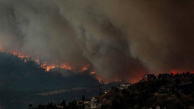 Wildfires in western Canada spur large evacuations