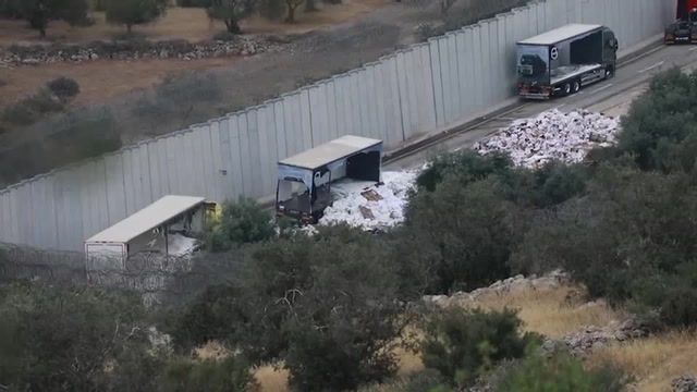 Palestinian truckers fearful after Gaza aid convoy wrecked