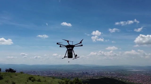 Seed-dropping drones helping to reforest Kosovo