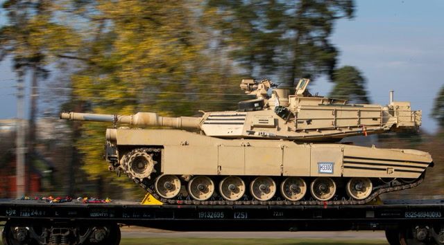 First US-made Abrams Tanks arrive in Ukraine