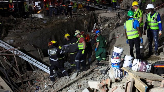 Dozens still missing after South Africa building collapse
