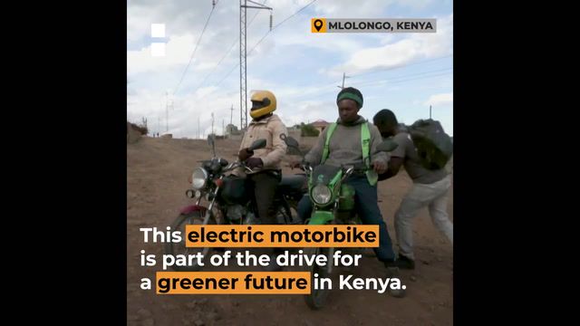Kenya’s ‘swap and go’ electric motorbikes