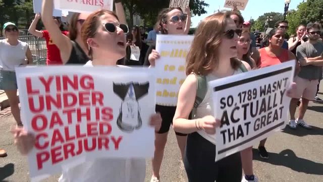 Protests rage on over abortion ruling