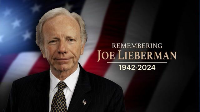 Former Sen. Joe Lieberman remembered at funeral service
