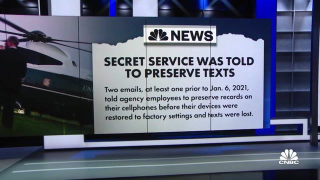 Secret Service explains decision to erase messages