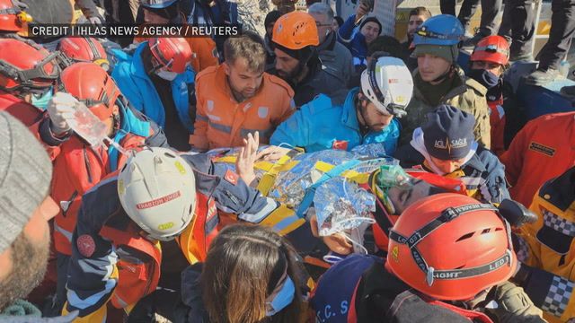 Teens pulled from the rubble a week after quake
