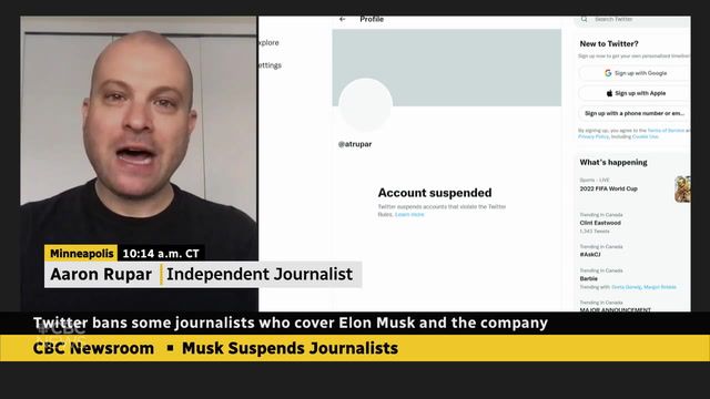 Journalist calls Musk's explanation for Twitter ban 'absurd'