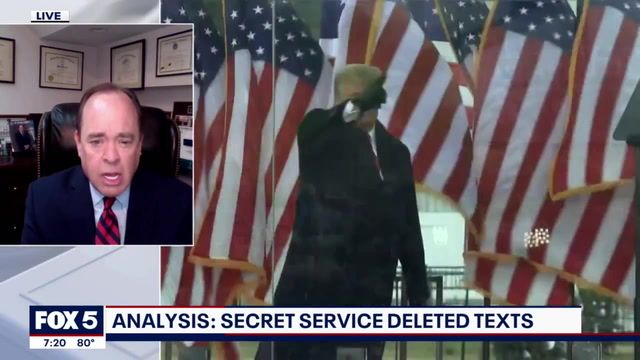 Legal ramifications of deleted secret service texts