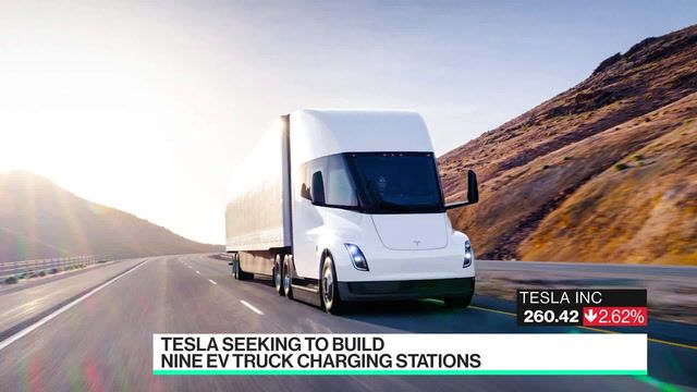 Tesla wants $100M for Texas-California truck chargers