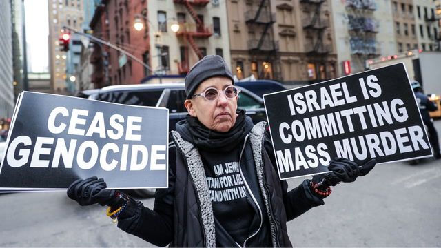 New York: Jewish groups rally for Gaza peace deal