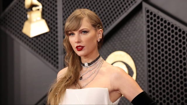 Taylor Swift wins album of the year at the Grammys