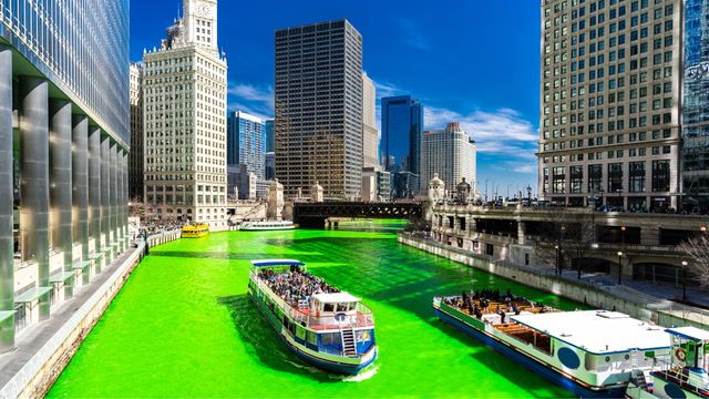Chicago turns green for St. Patrick's Day