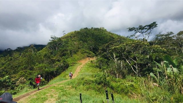 Prime Minister walking the Kokoda Track