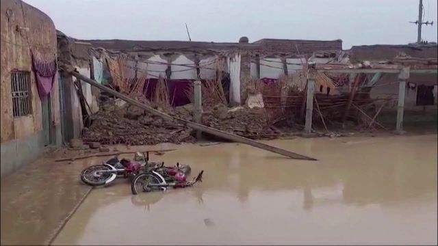 Dozens killed in Pakistan as heavy rain causes flooding