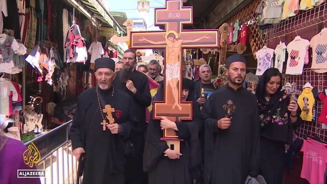 Orthodox Christians mark Good Friday in Jerusalem