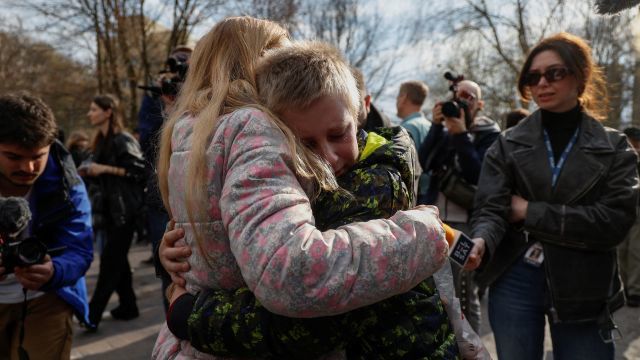Ukrainian children rescued from Russia