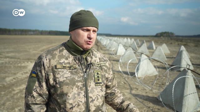 How Ukraine builds fortifications on its Russian border