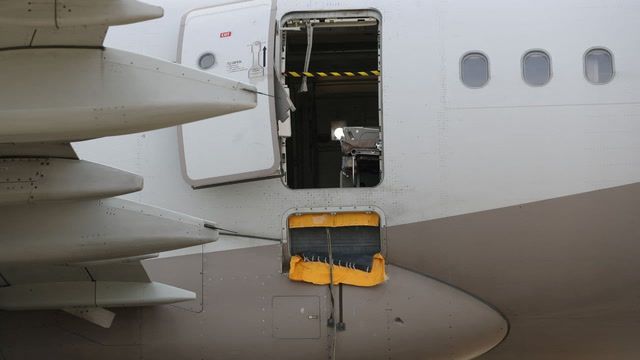 Passenger opens emergency door mid-flight