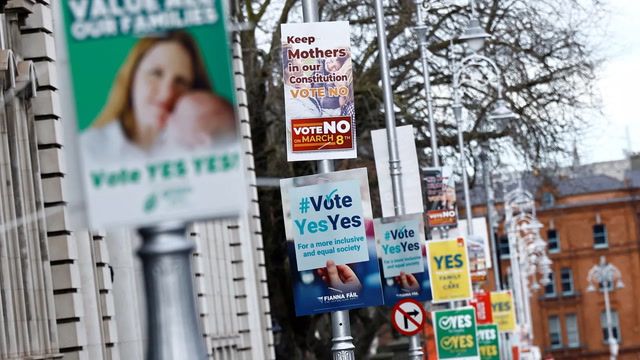 Irish voters reject changes to family and care definition