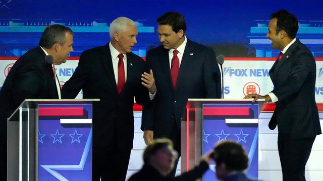 Trump skips chaotic Republican primary debate