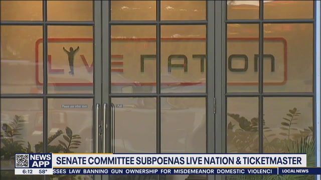 Senate committee subpoenas Live Nation, Ticketmaster
