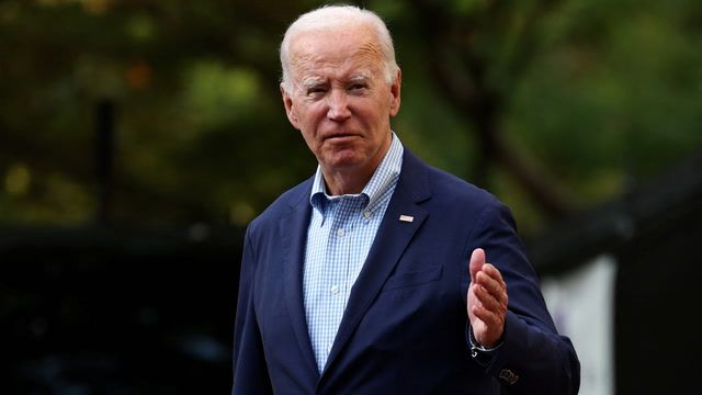 Biden visits Ohio town one year after crash