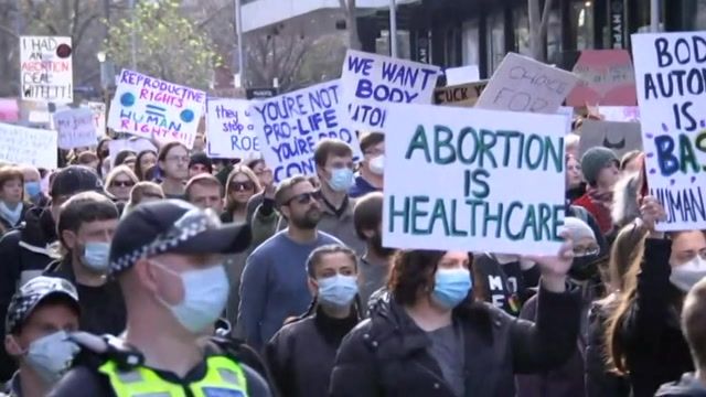 Crowds gather across Australia to support abortion rights