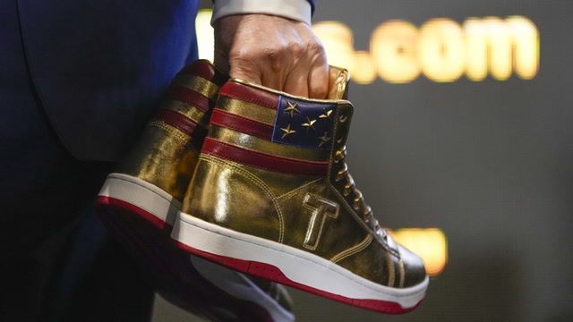 Trump launches sneaker line amid court battles