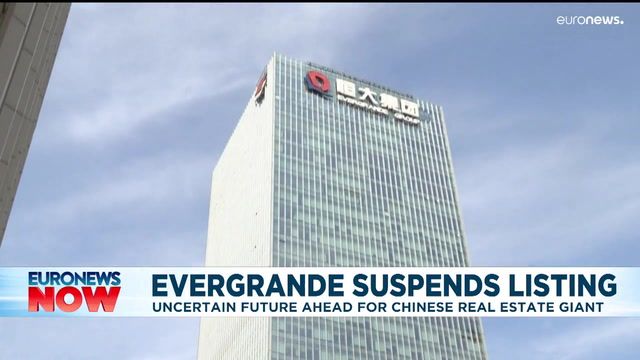 Ailing Chinese property giant Evergrande suspends trading