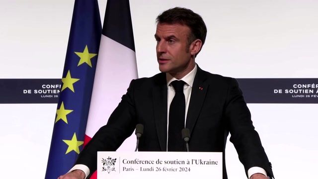 Macron open to sending troops to Ukraine