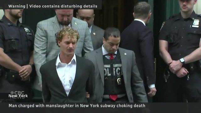 Subway choker charged with manslaughter