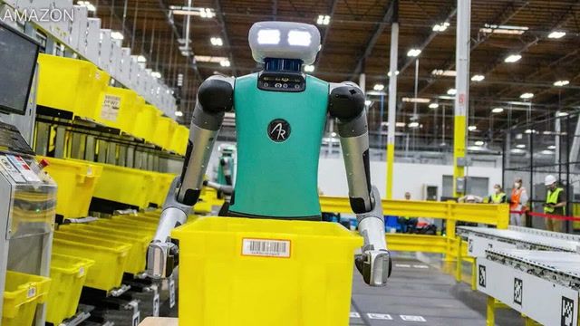 Amazon tests humanoid robots in distribution centers