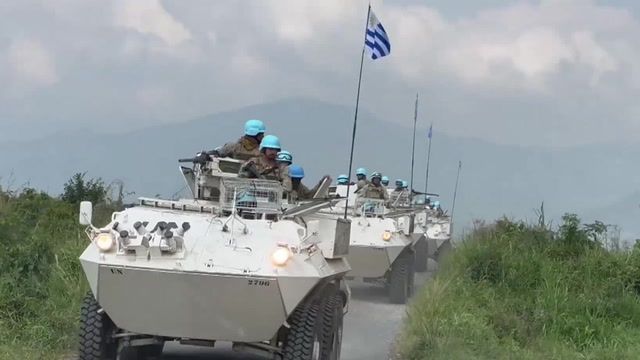 U.N. peacekeeping forces hand over base in D.R. Congo
