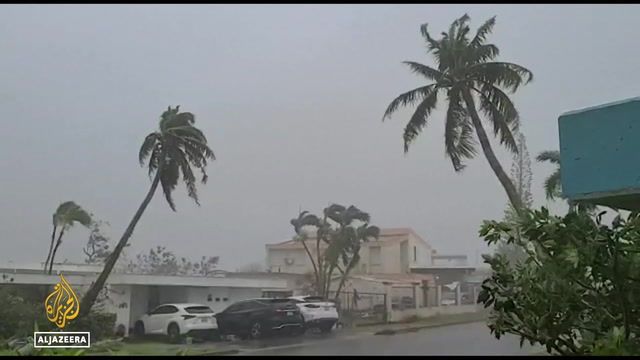 Typhoon Mawar batters Guam
