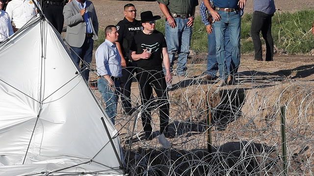 Elon Musk wades into U.S immigration debate, visits border