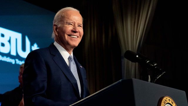 Biden promises to 'finish the job'
