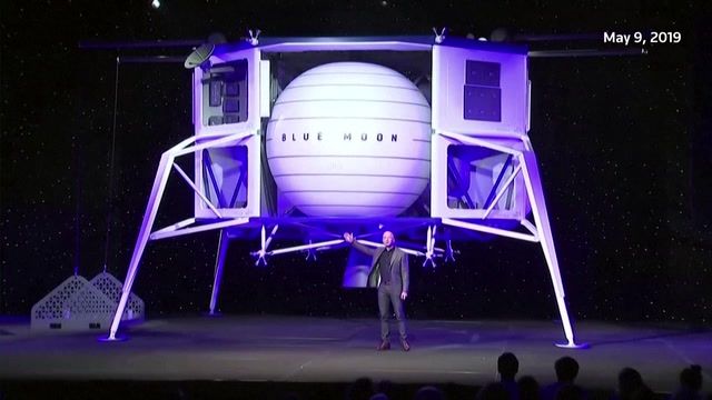 Bezos' Blue Origin wins NASA lander deal