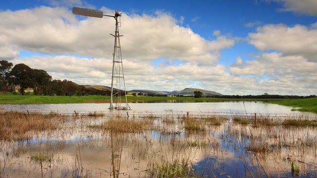 Flooded farms in Greece a climate change warning