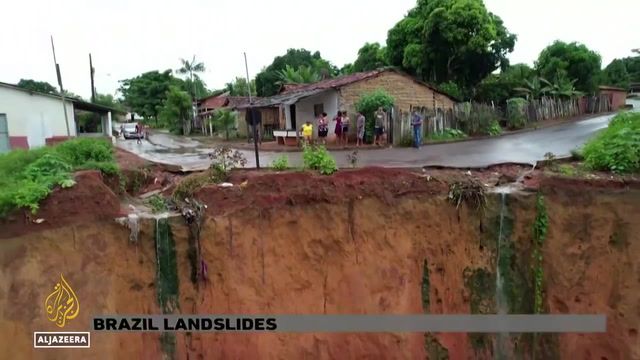 Heavy rains increase landslides in Brazil