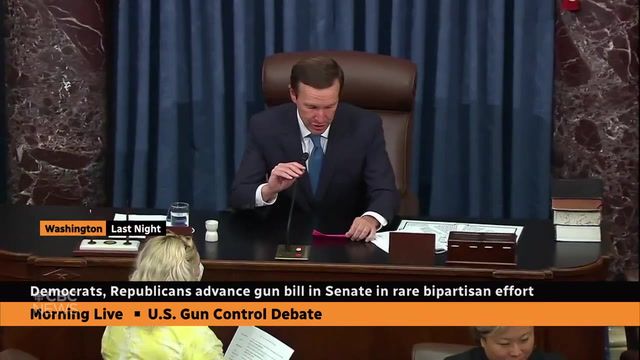 Gun control bill clears first hurdle in U.S Senate