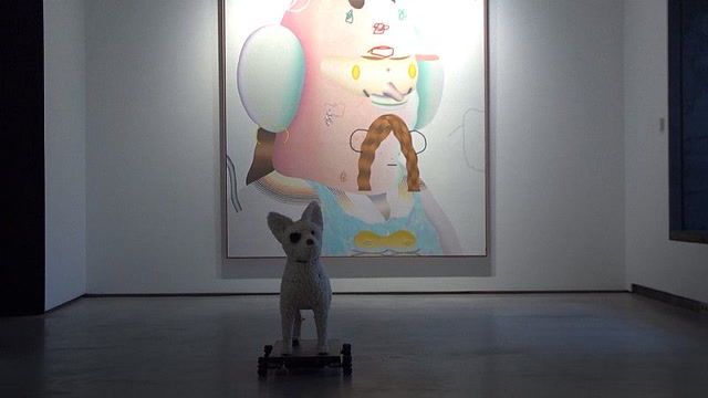 Meet the robot dog 'pooping' art critiques