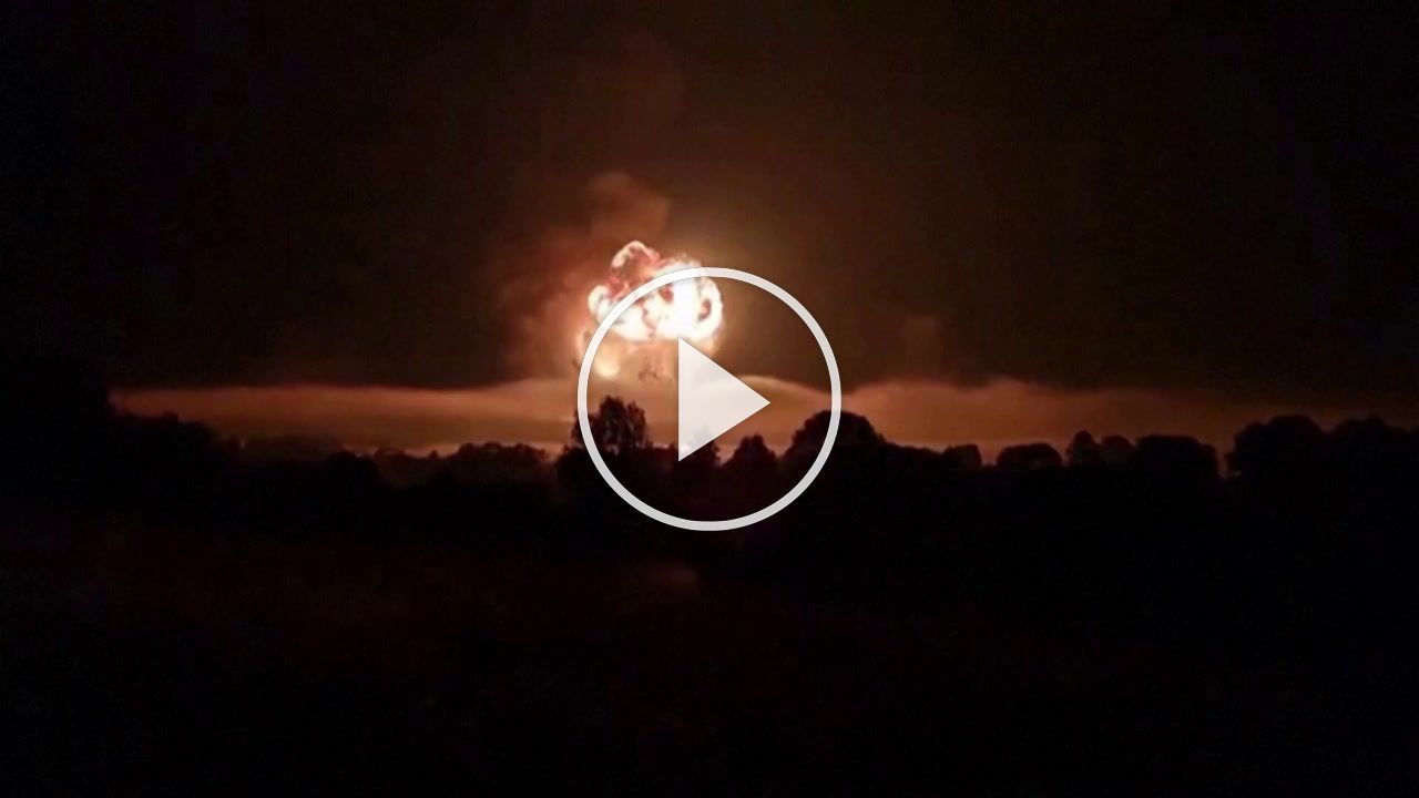 Earthquake sized blast in russia