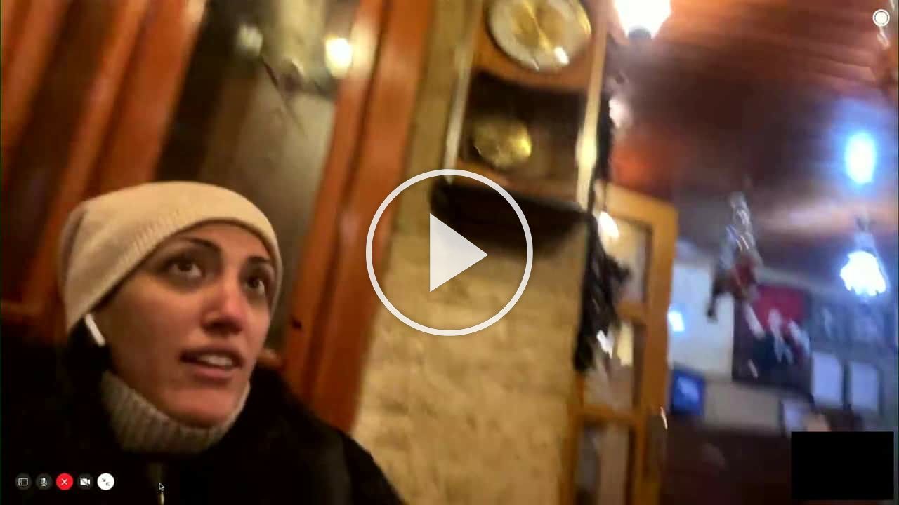 Watch Reporter in Turkey hit by aftershocks